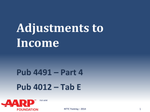 23_Adjustments - Aarp-tax-aide