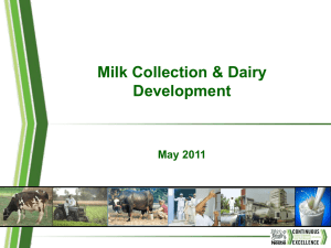 Milk Collection & Dairy Development