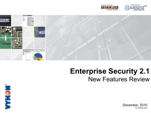 Enterprise Security 2.1 Release – New Features and