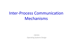 Inter-Process Communication Mechanisms