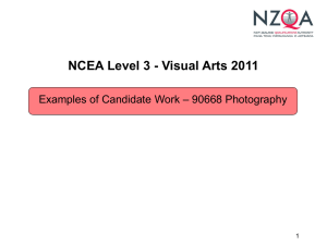 NCEA Level 3 - Visual Arts 2011 - Photography