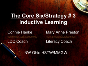Core Six #3 - High Schools that Work, HSTW Ohio Regions