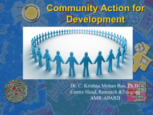 Community Mobilization - amr