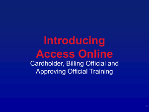 Access Online Training