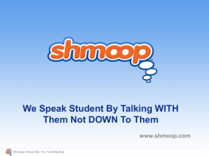 Shmoop College Readiness New