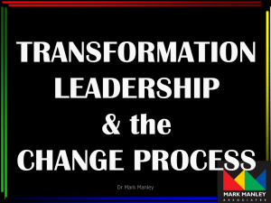 Transformational Leadership UNDP