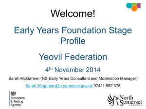 Yeovil Federation Training November 2014