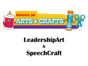 Leadership Art & Speech Craft