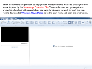 How to use Windows Movie Maker to make your