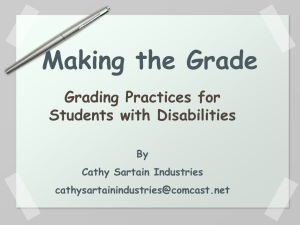 Making the Grade:Determining Fair and Equitable Grades for