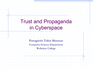 Trust+Propaganda_inWeb - Computer Science
