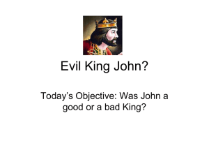 Evil King John Lesson - PowerPoint 4