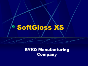 SoftGloss XS - Ryko Car Wash Manufacturing Company