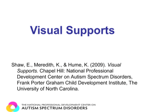 Visual Supports 6-11