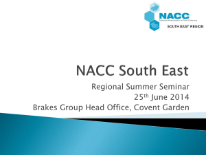 NACC South East June.. - The National Association of Care Catering