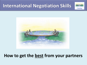 The Negotiations slide set