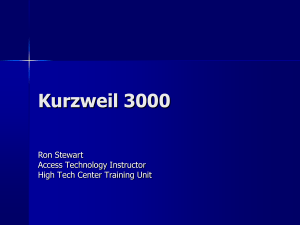 02 Kurzweil 3000 - Accessing Higher Ground