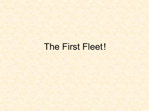 The First Fleet