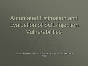 Automated Estimation and Evaluation of SQL