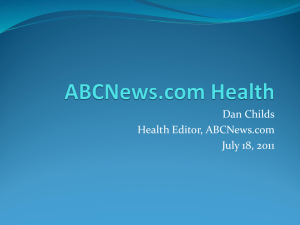 ABCNews.com Health - Web Strategies for Health Communication