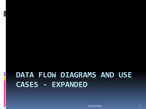 Data flow diagrams, additional notes on use cases for functional