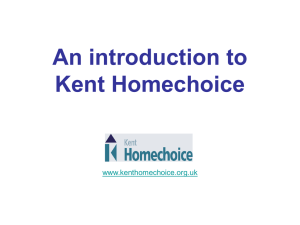 presentation Kent Homechoice