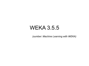 weka-intro - Lecturer EEPIS