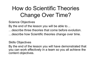 How do Scientific Theories Change Over Time?