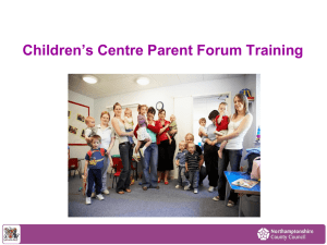 Why do Children`s Centres need Advisory Boards?