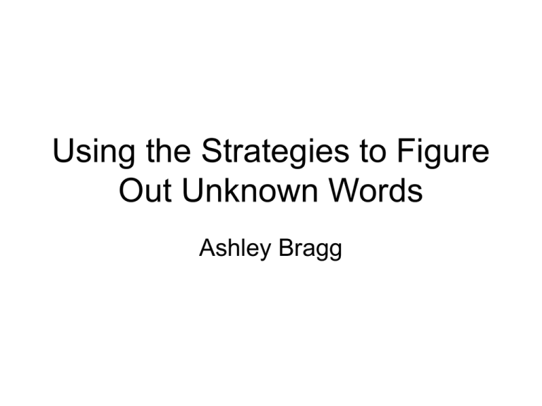 word-strategies