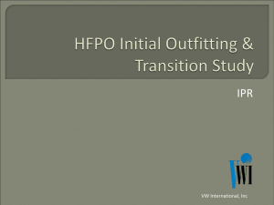 HFPO_Initial_Outfitting_and_Transition_Study