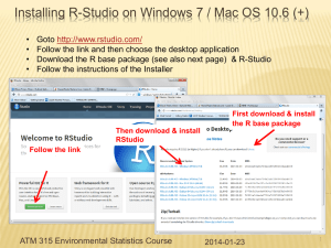 Installing R-Studio on Windows 7