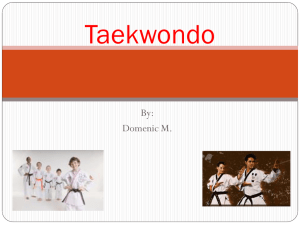 Taekwondo - PE in a Flash