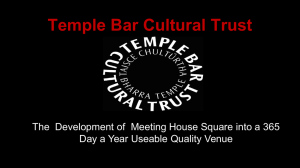 Temple Bar Cultural Trust - Dublin Convention Bureau