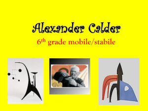 Alexander Calder powerpoint