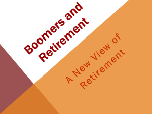 Boomers and Retirement