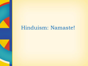 PowerPoint presentation Namaste!