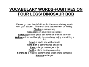 Fugitives on Four Legs and Dinosaur Bob