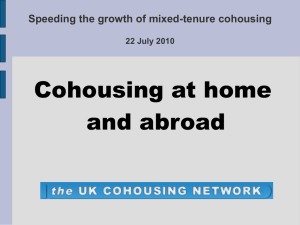Cohousing Home and Abroad - the UK Cohousing Network