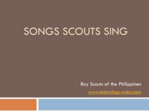 SONGS SCOUTS SING