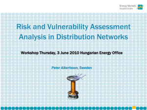Risk and Vulnerability Assessment Analysis in Distribution Networks