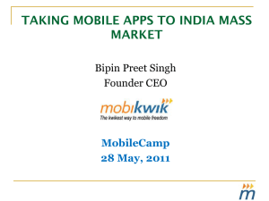 taking mobile apps to india mass market