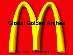 Global Golden Arches