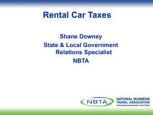 Rental Car Taxes - Philadelphia BTA