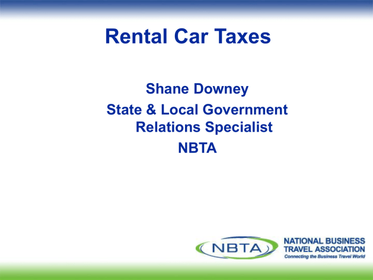 Rental Car Taxes Philadelphia BTA