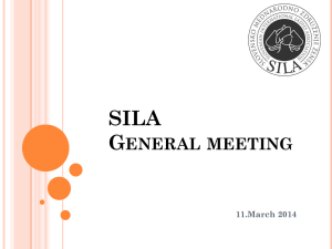 Sila General Meeting on 11th March 2014