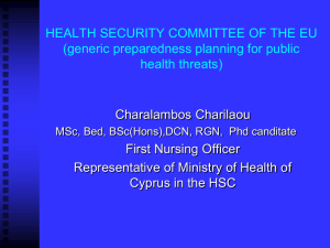 Health Security Committee
