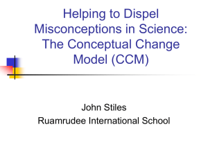 The Conceptual Change Model (CCM) - drjohnscience
