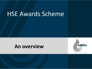 HSE Awards Presentation