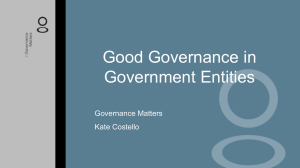 Good Governance in Government Entities Powerpoint pp1000027